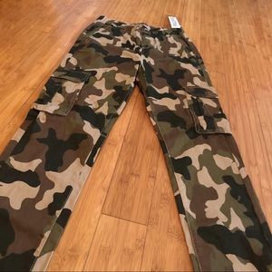 Camo green artillery pants